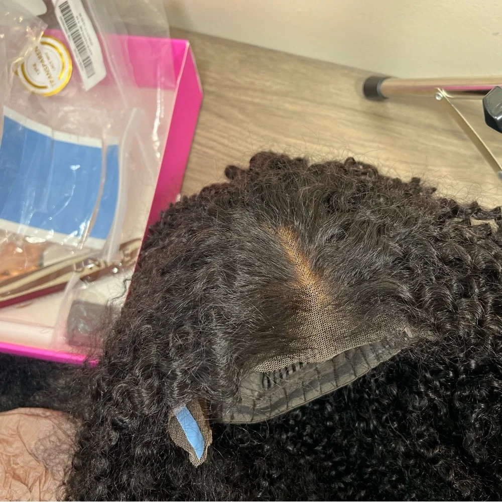 UNICE Bye Bye Knots Kinky Curly Human Hair 20 Inch Wig